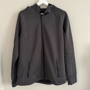 Under Armour Fleece Storm Water Repellant ColdGear Full Zip Gray Large